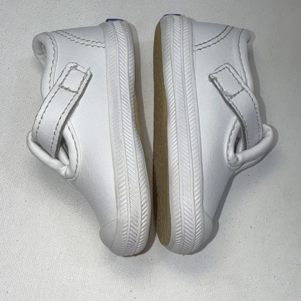 Keds Toddler Size 1 Daphne T-Strap Classic White Leather Mary Jane Girls Walking